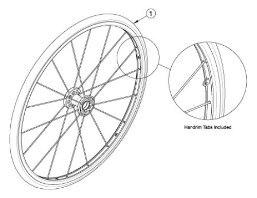 Focus Maxx Spoke Wheel / Tire Assemblies parts diagram