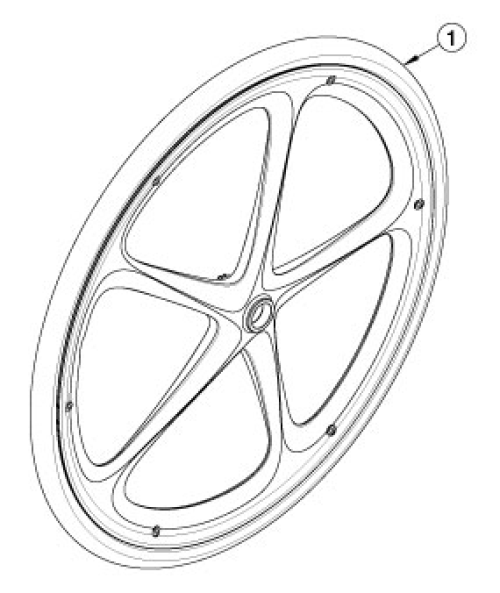 Focus Maxx Mag Wheel / Tire Assemblies parts diagram