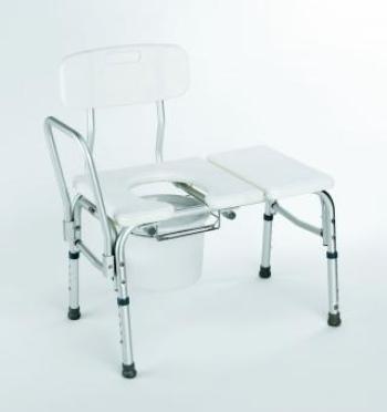 Carex Plastic Tub Transfer Bench With Commode