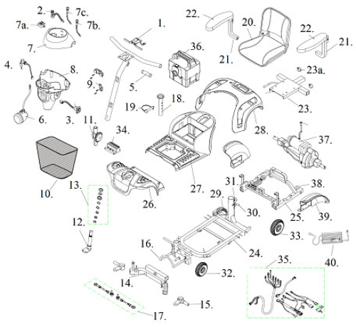 Parts For Phoenix Hd4 parts diagram