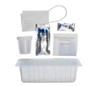 Kendall KenGuard$trade; Open Urethral Catheterization Tray with 14Fr Catheter and Supplies