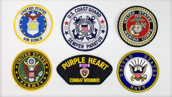 Military Service Patches