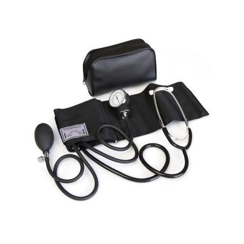 Self-Monitoring Home Blood Pressure Kit with Attached Stethoscope