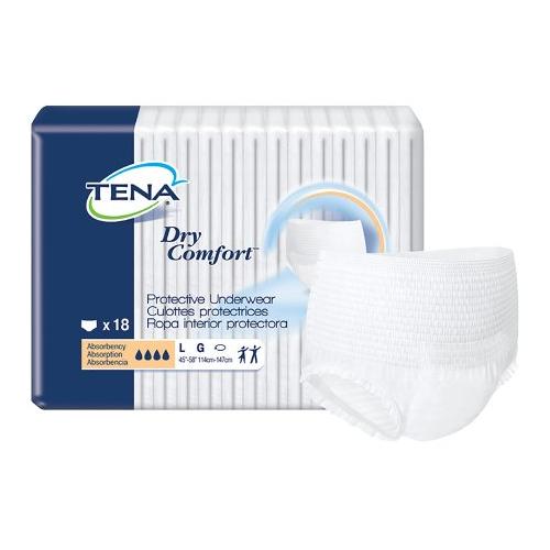 TENA Dry Comfort Pull On Adult Incontinent Briefs