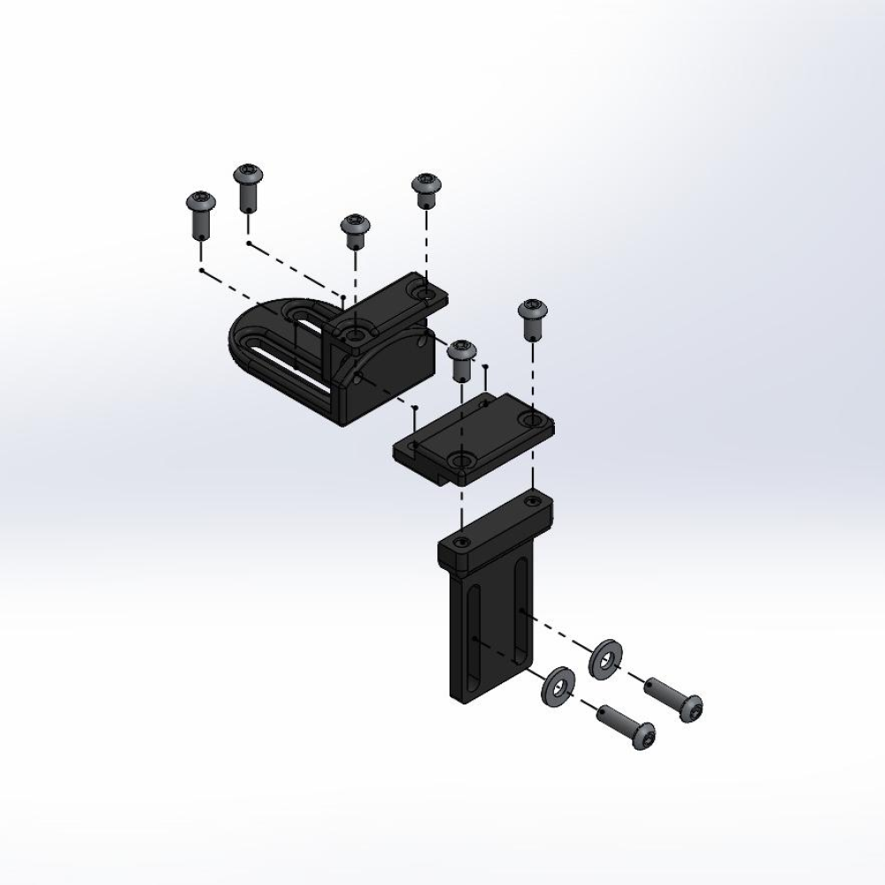 20 Degree Adjustable Modular Mounting Hardware Assy parts diagram