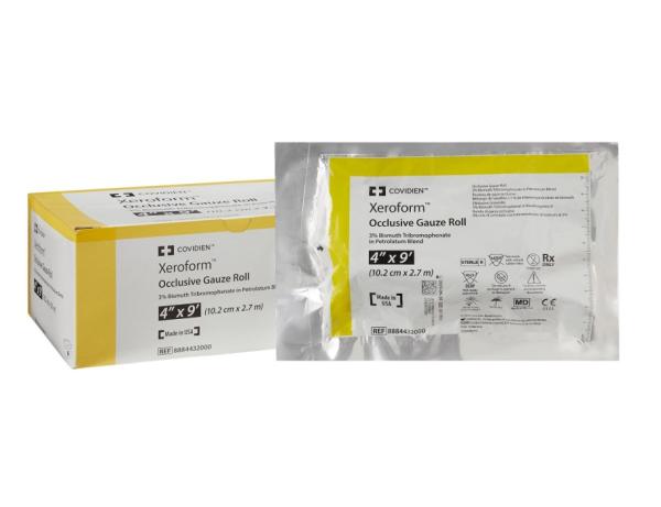 Xeroform Petrolatum Gauze Dressing - 4" x 3 Yard Roll