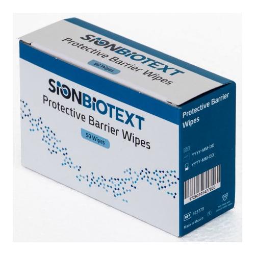 SionBiotext Protective Barrier Wipes, Bx50