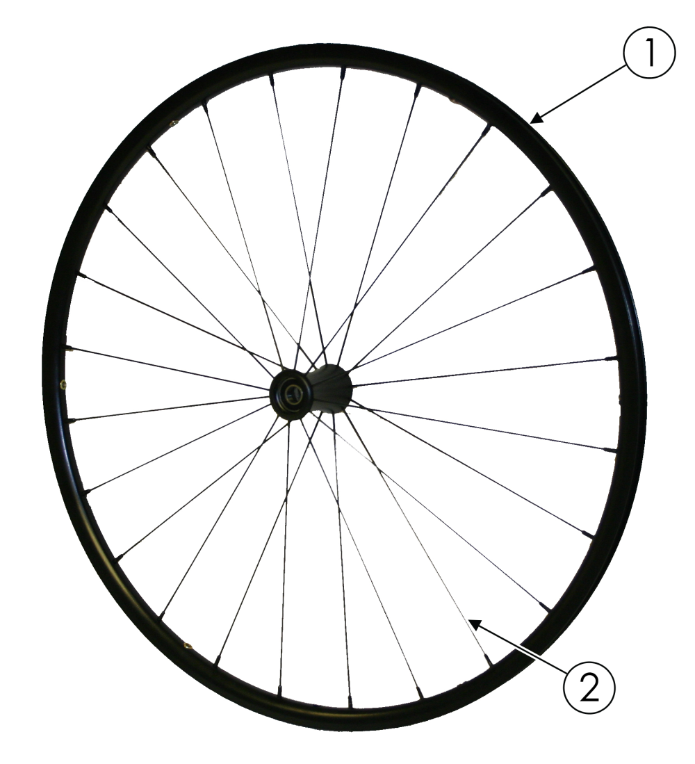 Ethos Wheels - Superlight Spoke parts diagram