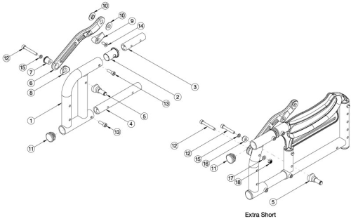 Arc Front Side Frame parts diagram