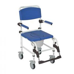 Aluminum Shower Commode Transport Chair