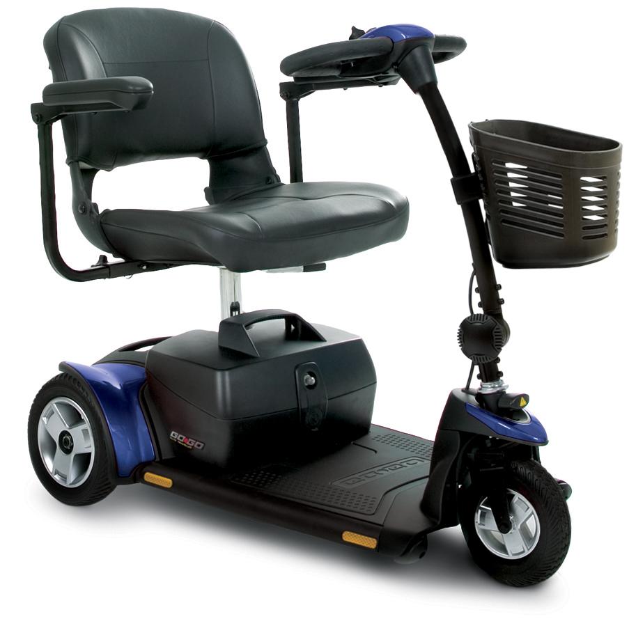 Pride Go-Go Elite Traveller 3-Wheel Mobility Scooter | 3-Wheel Mobility ...