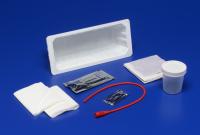 Dover&trade Add-A-Cath Open Urethral Catheter Tray - PVP Swab - Without Catheter