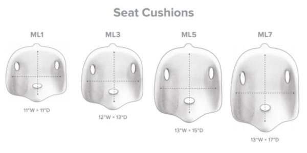 Large Seat Cushion Dimensions