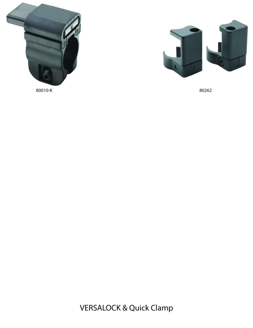Versalock & Quick Clamp parts diagram