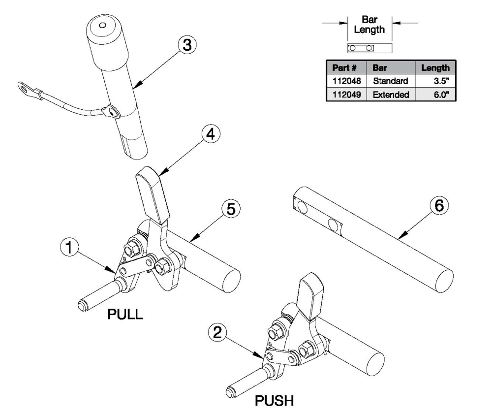 Push And Pull To Lock Wheel Locks parts diagram