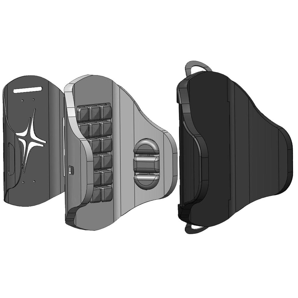 ROHO Agility Back Max Contour System ROHO Wheelchair Backs