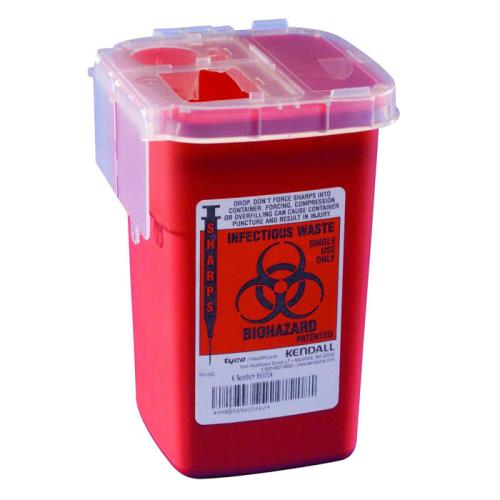 SharpSafety Autodrop Sharps Container - 1 Quart