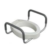 Elongated Seat Riser with Removable Arms