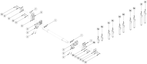 Rogue2 Amputee Camber Mount parts diagram