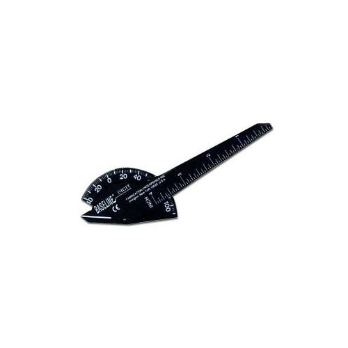 Black Plastic 180 ISOM Plastic Goniometer - Digit 4