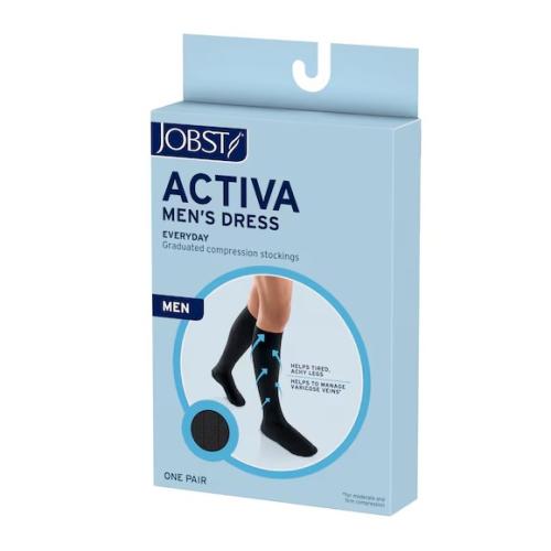 Jobst Activa Mens Dress 8-15 Knee High Support Socks