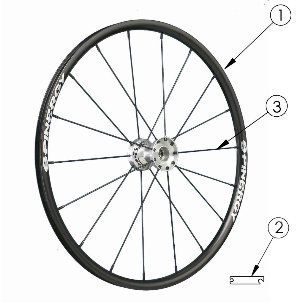 Rogue2 Wheels - Spinergy Spox parts diagram