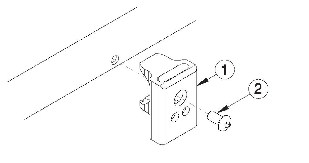 Catalyst / Focus Side Guard Receiver parts diagram