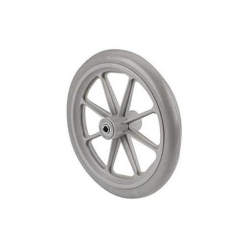 8 x 1 in. 8-Spoke Grey Caster Wheel Assembly