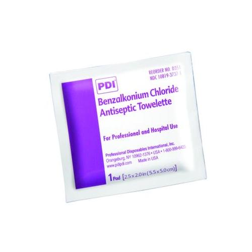 PDI Hygea BZK Antiseptic Towelettes