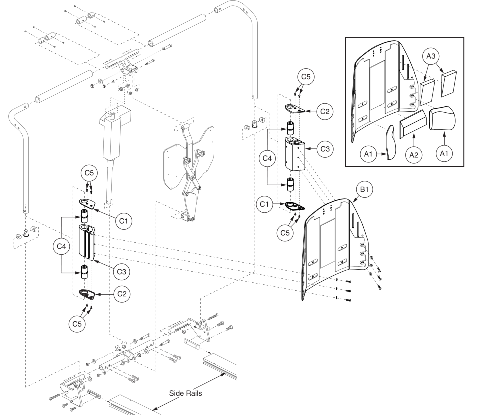 Tb2 Recline Seat Back, 18