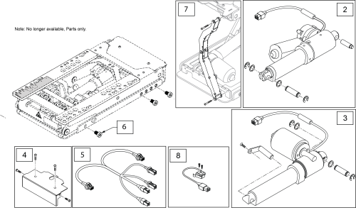 Q300ml Lift & Tilt Combo Module 50d Prior To S/n Q3ml-500880 parts diagram