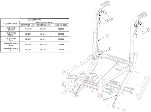 Liberty Tilt Mechanism - Growth parts diagram