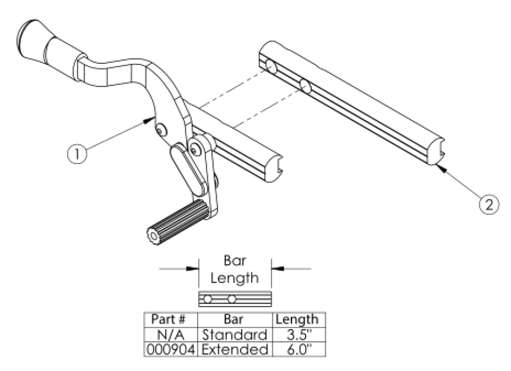 Push To Lock Flush Mount Wheel Lock parts diagram