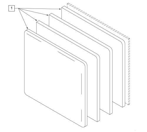 Back Foam parts diagram