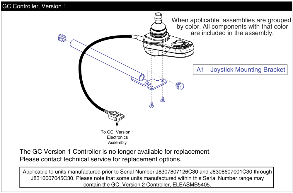 Used Prior To Sn J8307807126c30 & From Sn J8308607001c30 Through Sn J8310007045c30 parts diagram