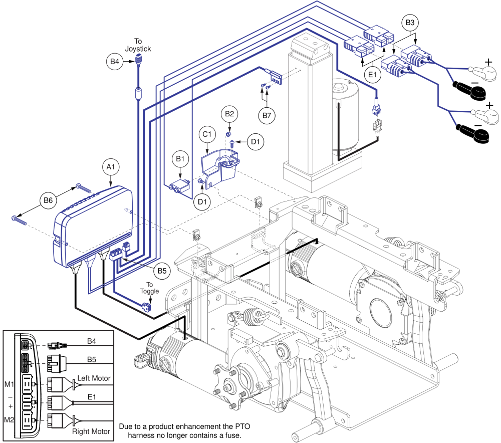 Ne Electronics, Power Seat Thru Toggle, Q6 Edge 2.0 parts diagram