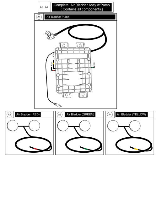 Air Bladder Assy parts diagram