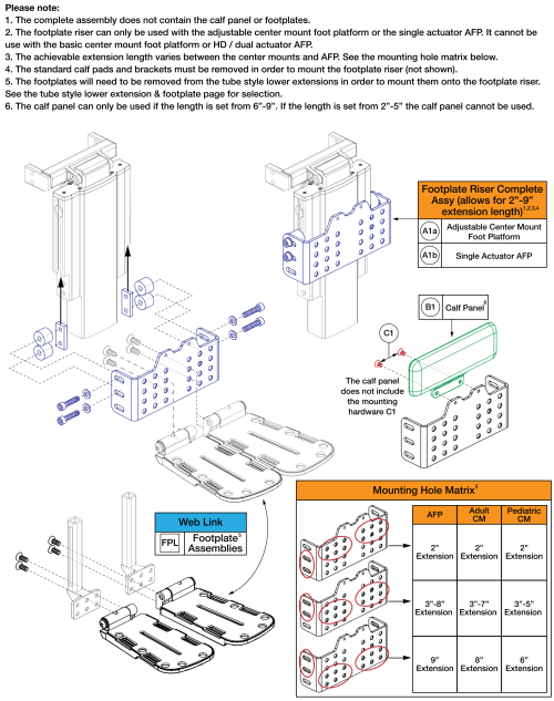 Footplate Riser, 2