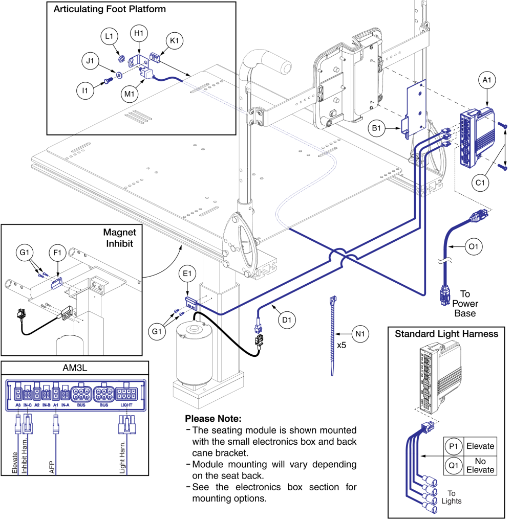 Q-logic 3 Am3l, Harnesses, And Hardware - Synergy parts diagram