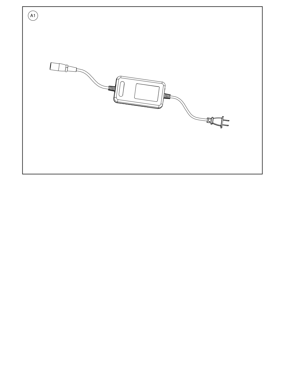 Jazzy® Carbon, Offboard Charger parts diagram