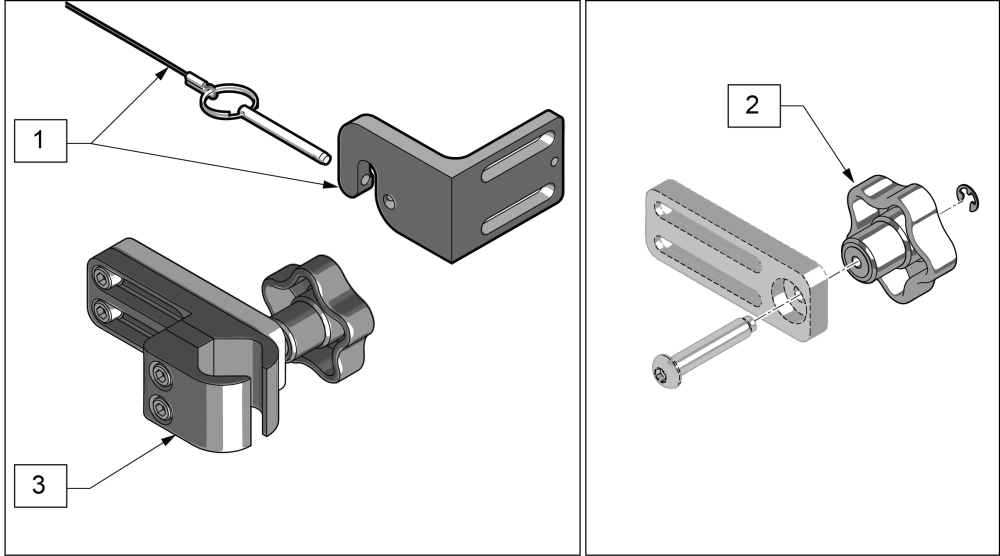 Universal Mounting Hardware parts diagram