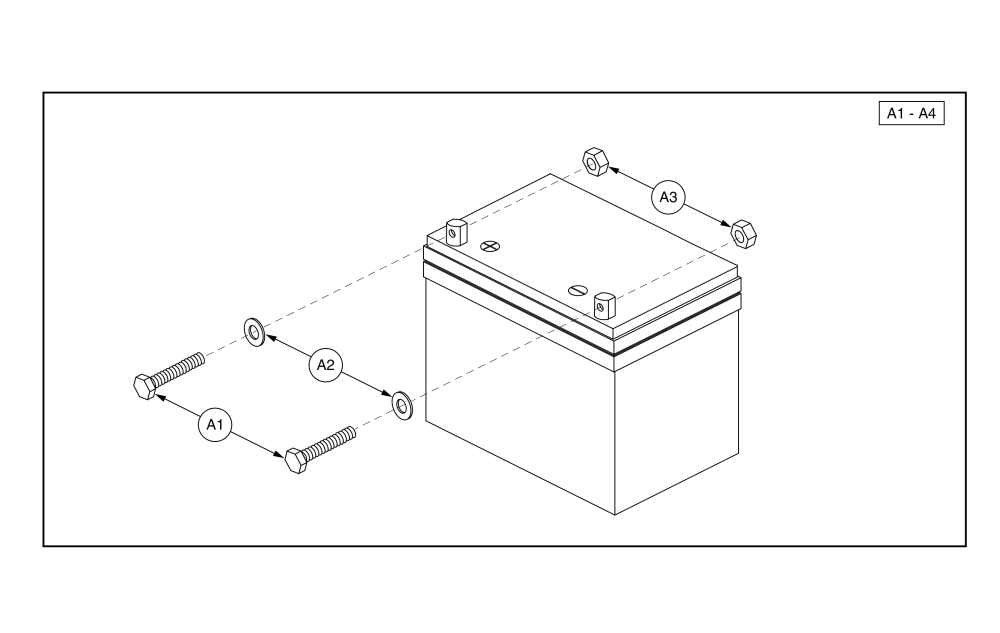 Group 24, Agm, 75ah, Battery Assy parts diagram