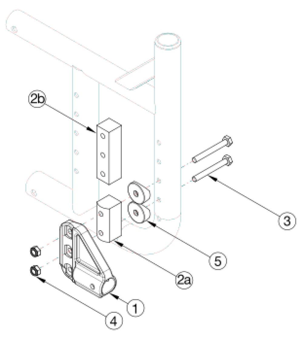 Catalyst 5 Anti-tip Receiver parts diagram