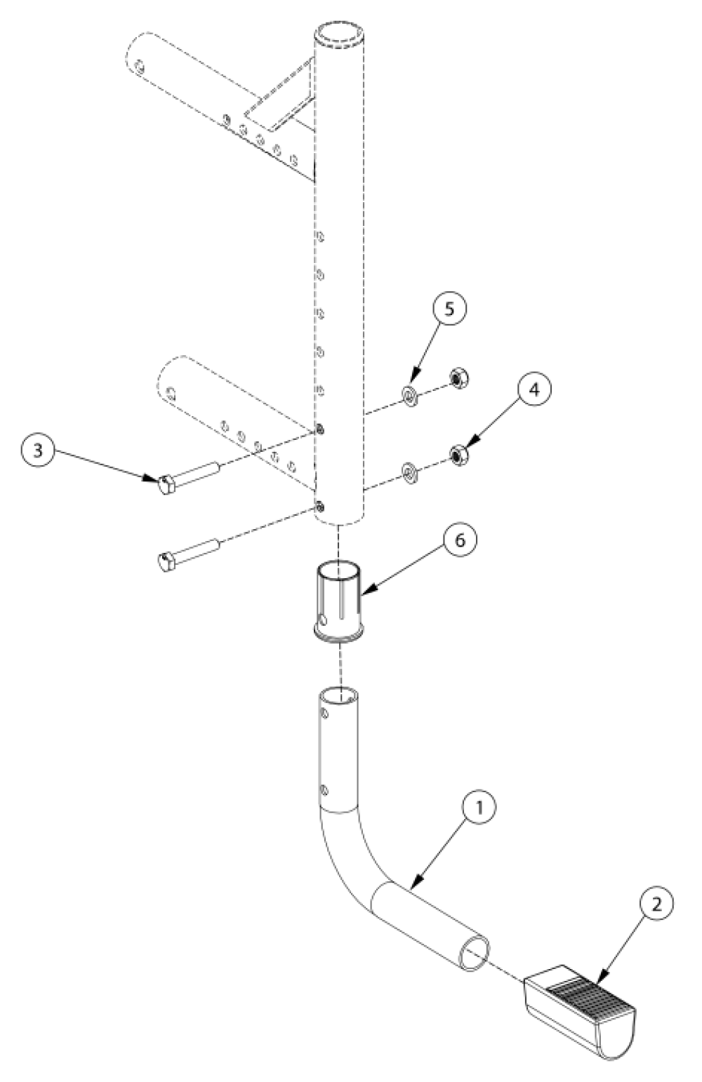 Catalyst 5vx Step Tube parts diagram
