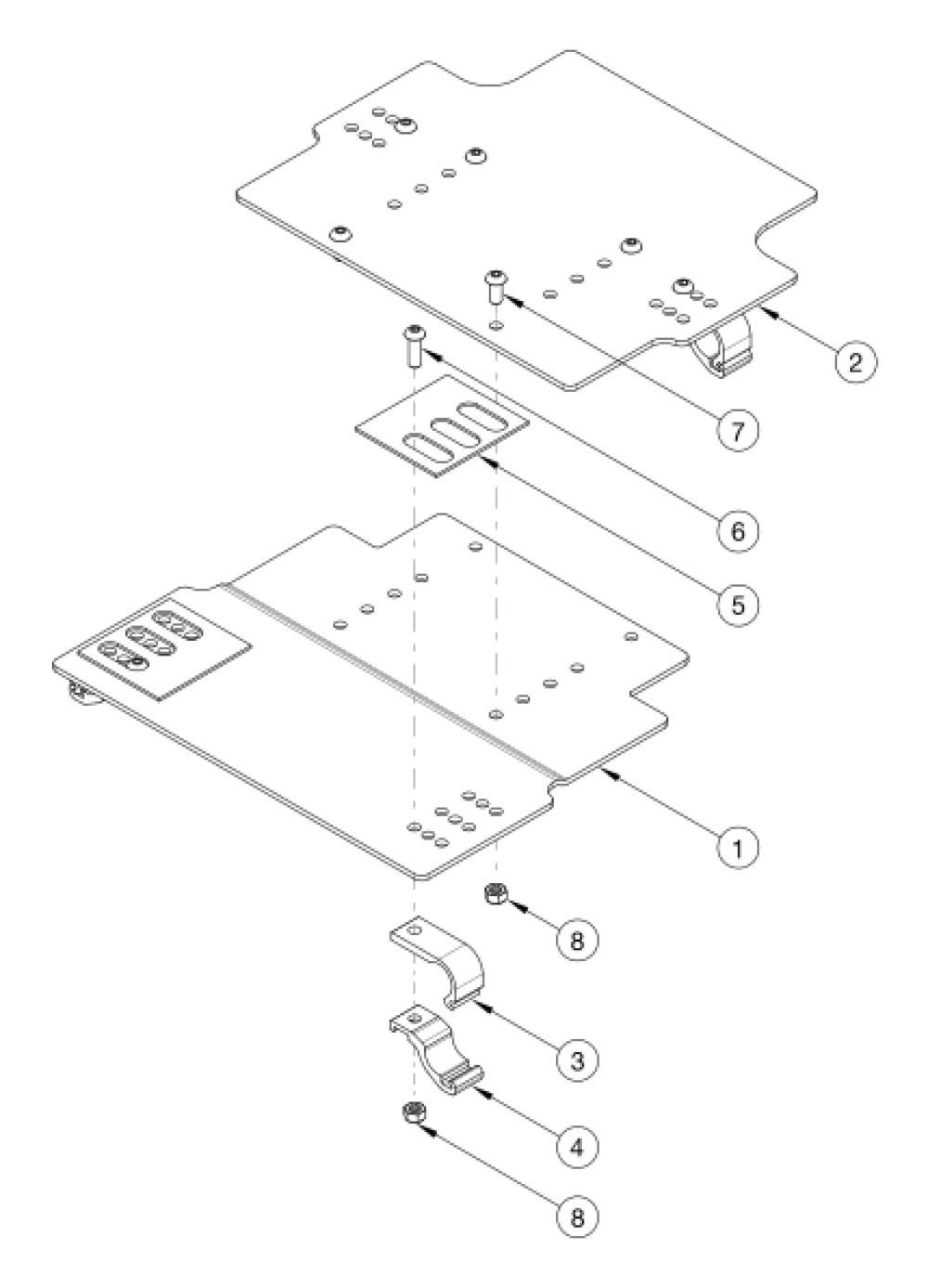 Cr45 Seat Pan parts diagram