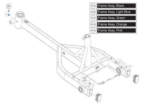 Main Frame - Iride parts diagram