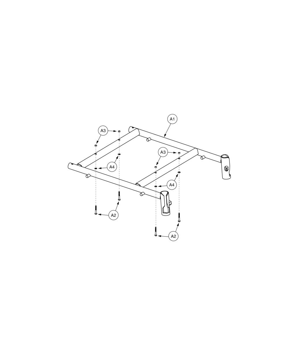 H - Frames - Recliner Seats - H Frame Elr Sa Tap Pin X 20w parts diagram