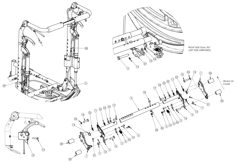 Focus CR Replacement Parts by Ki Mobility
