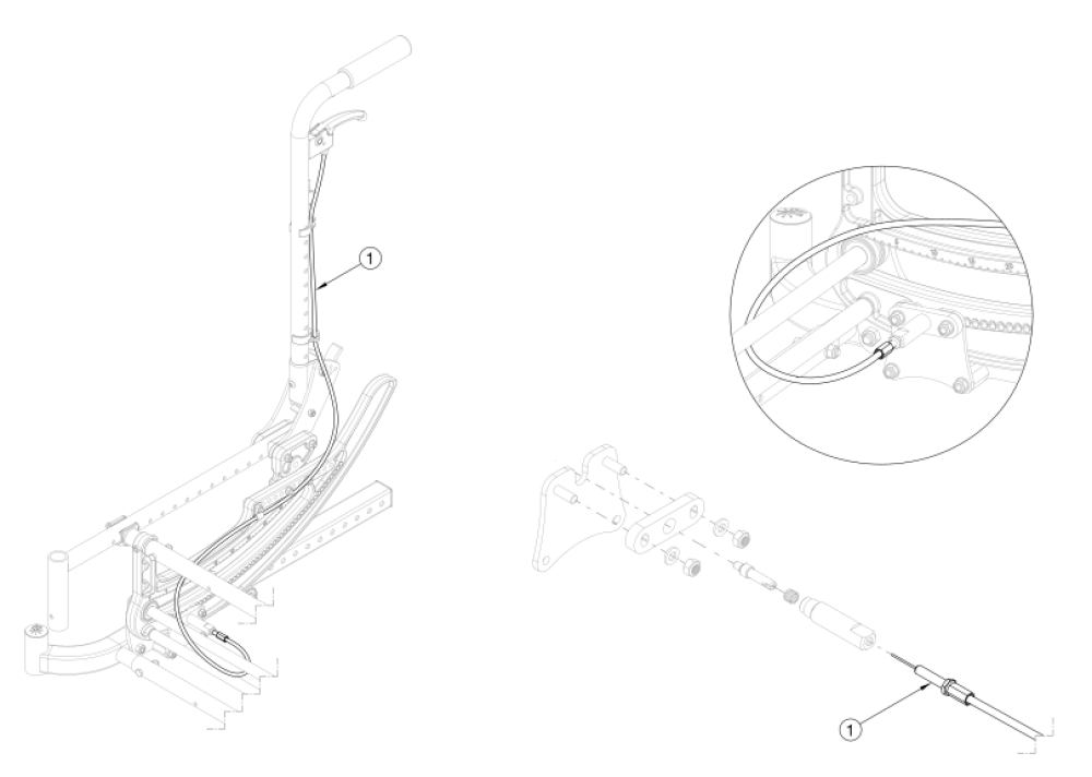Cr45 Dual Hand Tilt With Stroller Backrest - Growth parts diagram