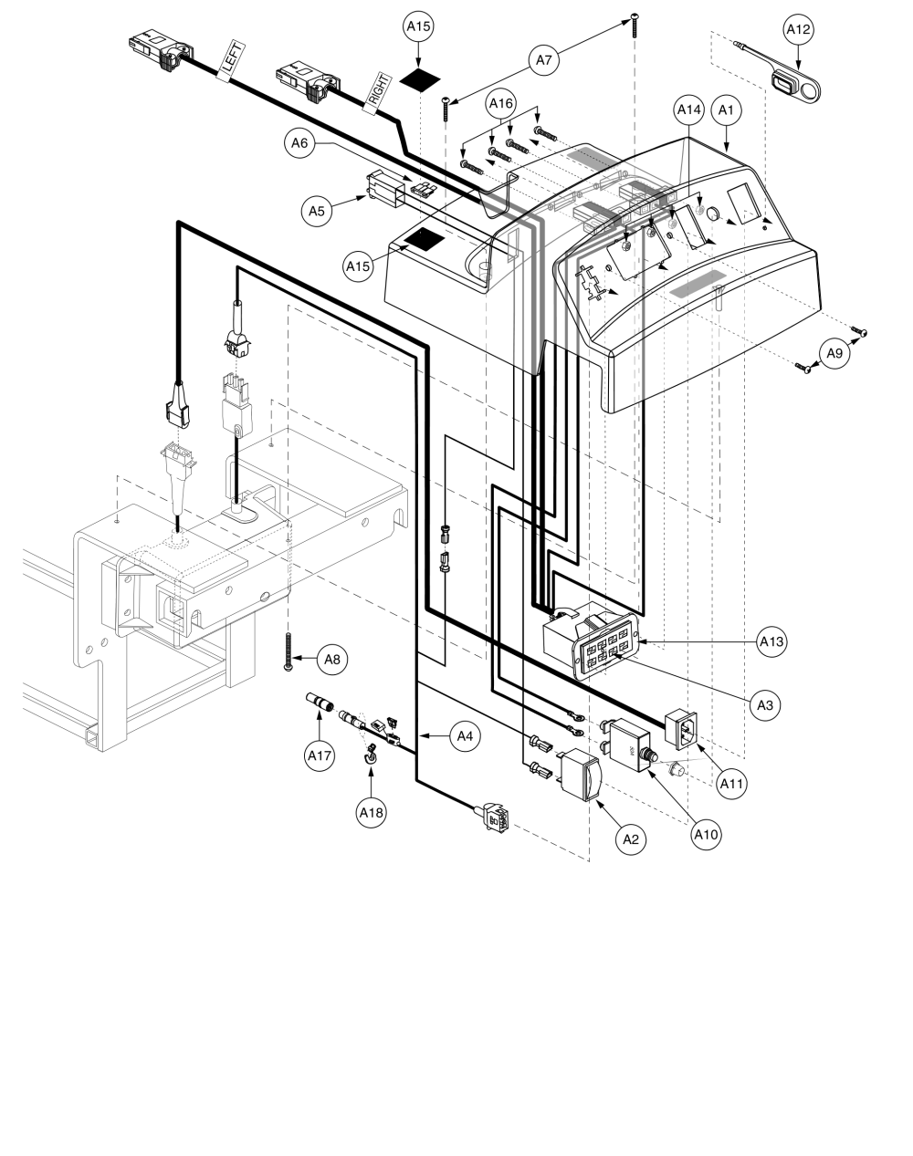 Vsi, Quantum Ready, Electronics Assembly, Jazzy 1113 Ats parts diagram